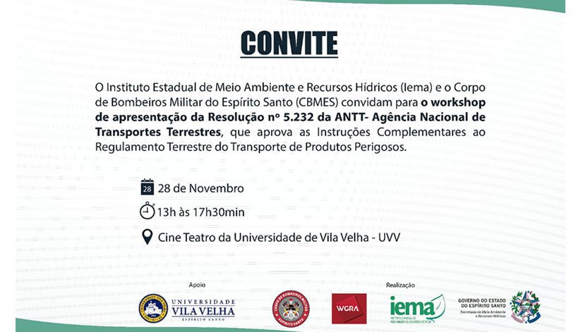 Convite – CRQ 21/ES